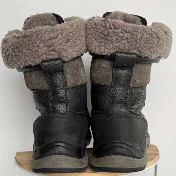 UGG Women's Adirondack III Boot Wool Insulation Womens Size 7 Black - Picture 7 of 9
